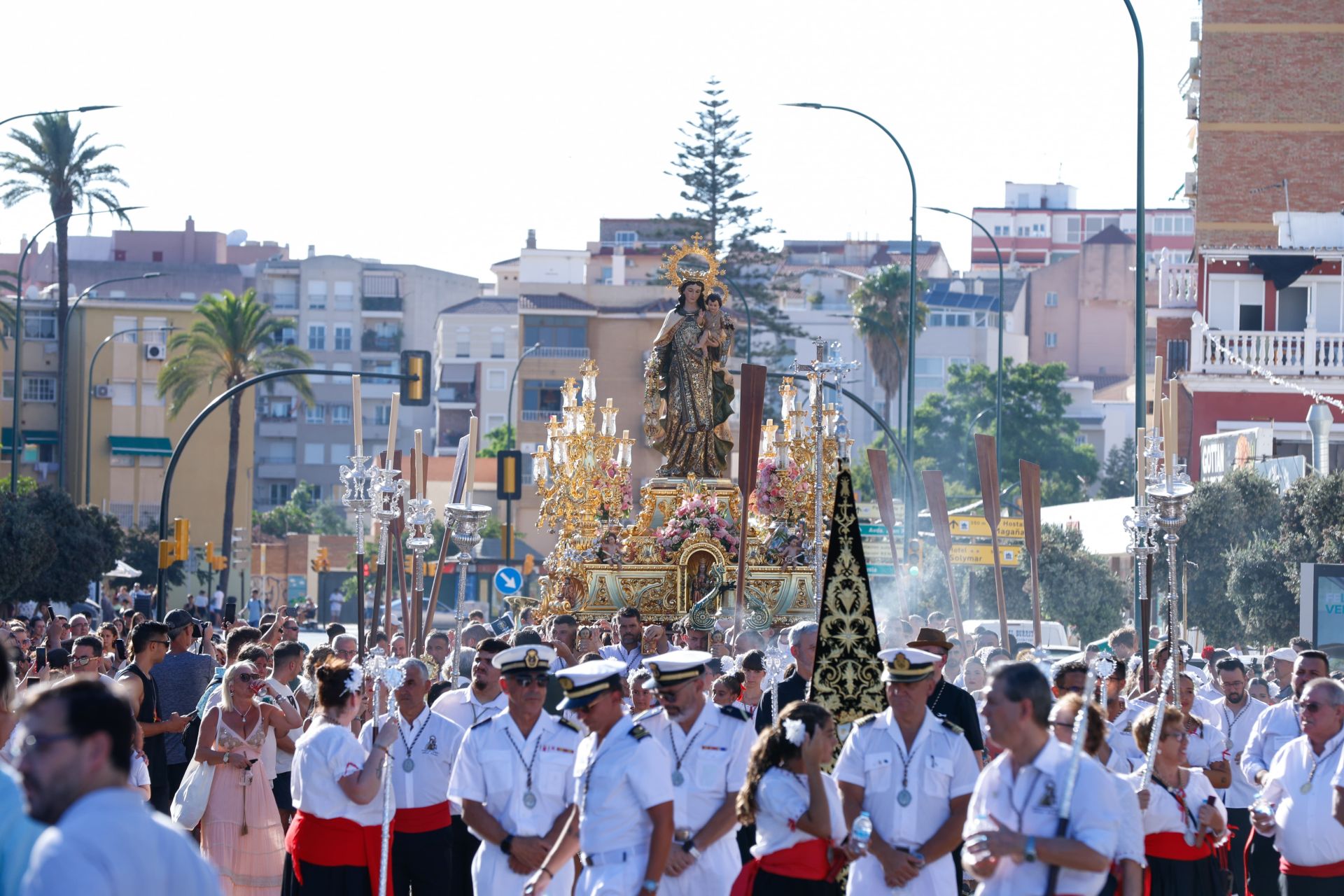 Procesión de la Virgen del Carmen de Huelin