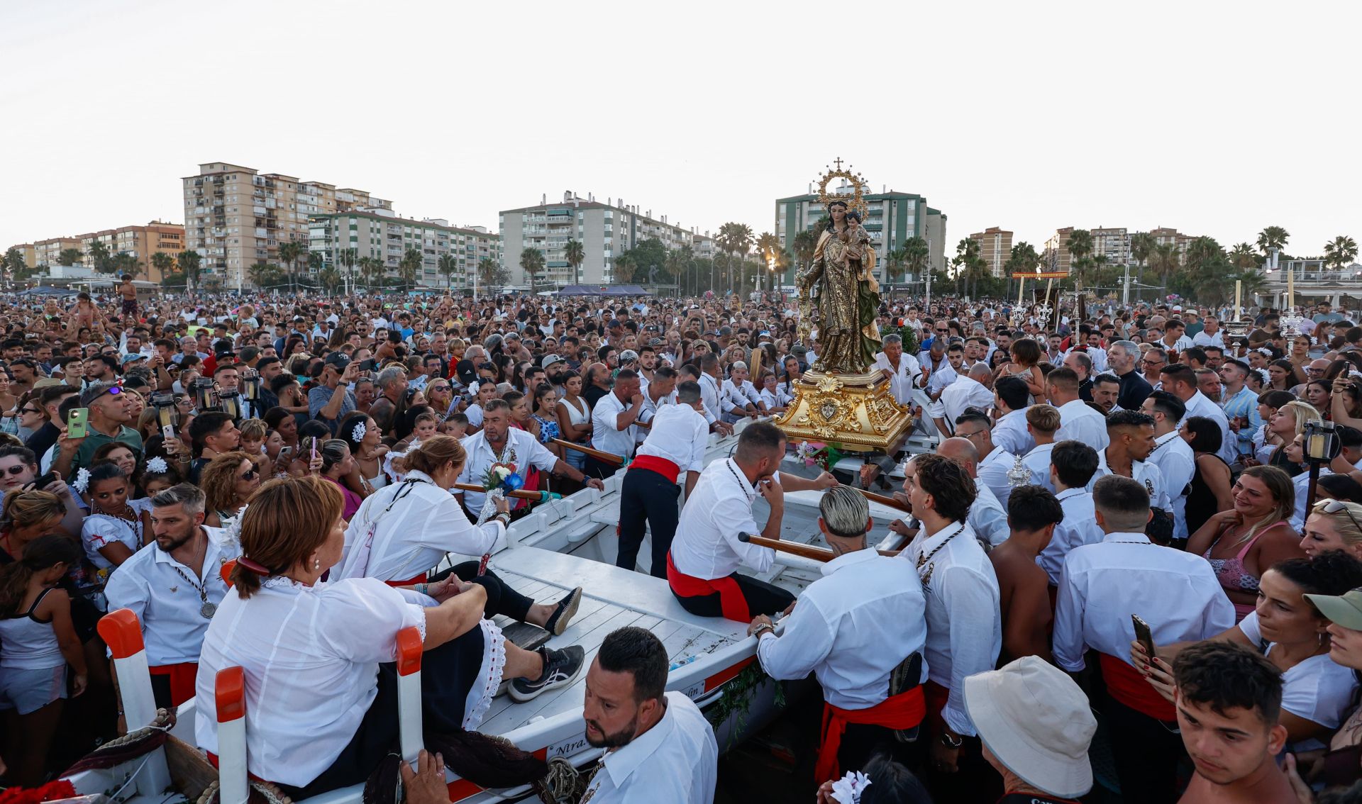 Procesión de la Virgen del Carmen de Huelin