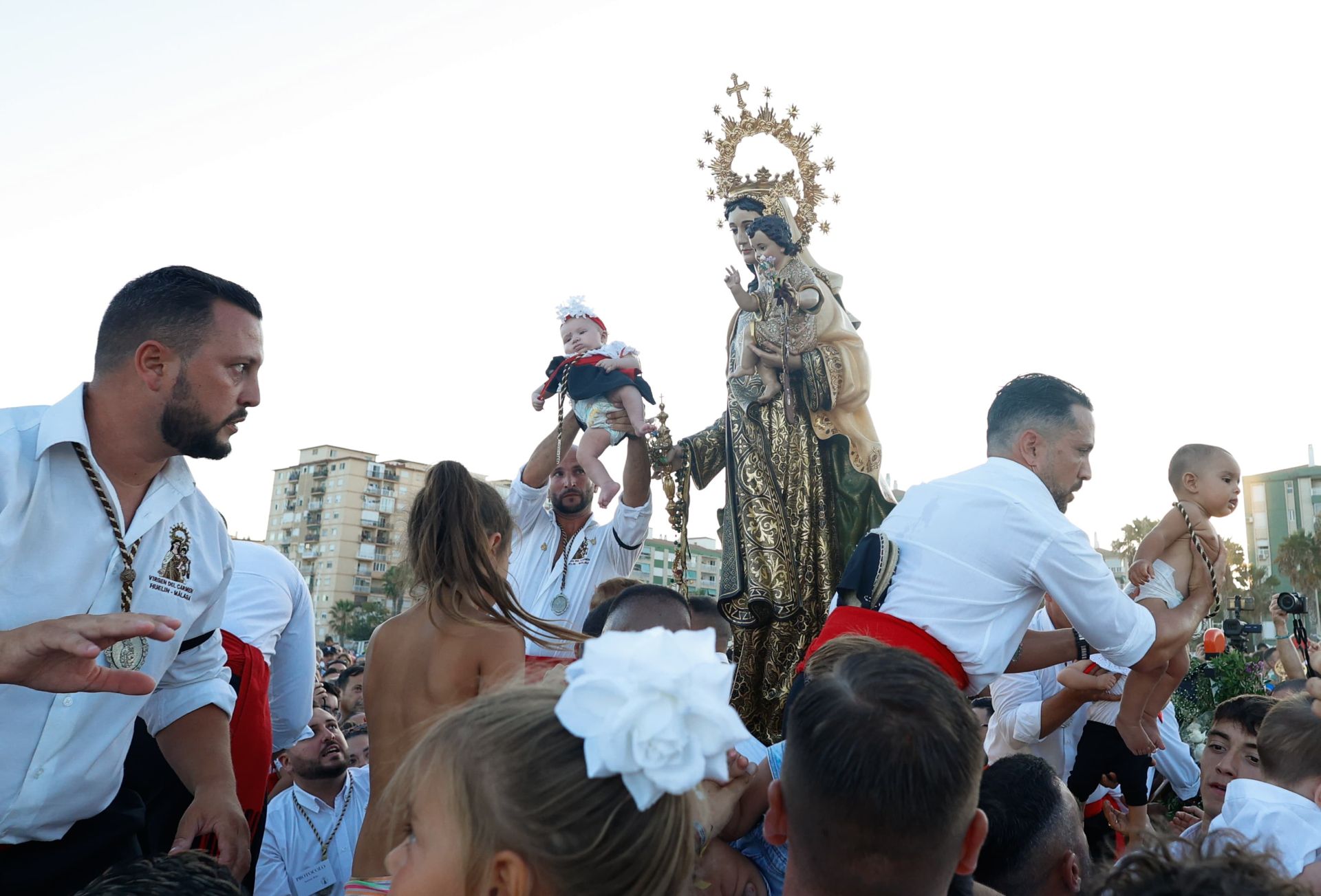 Procesión de la Virgen del Carmen de Huelin