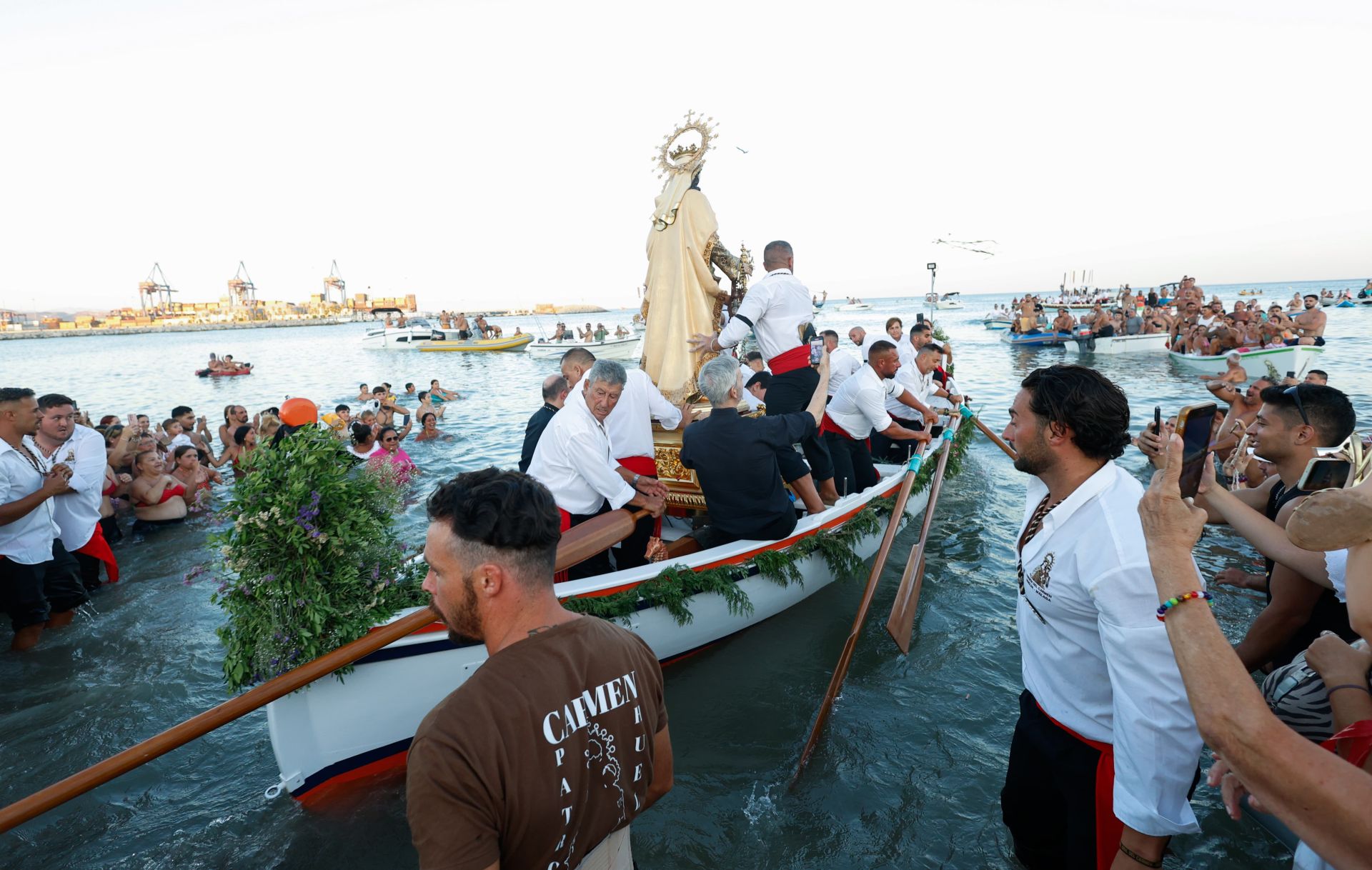 Procesión de la Virgen del Carmen de Huelin