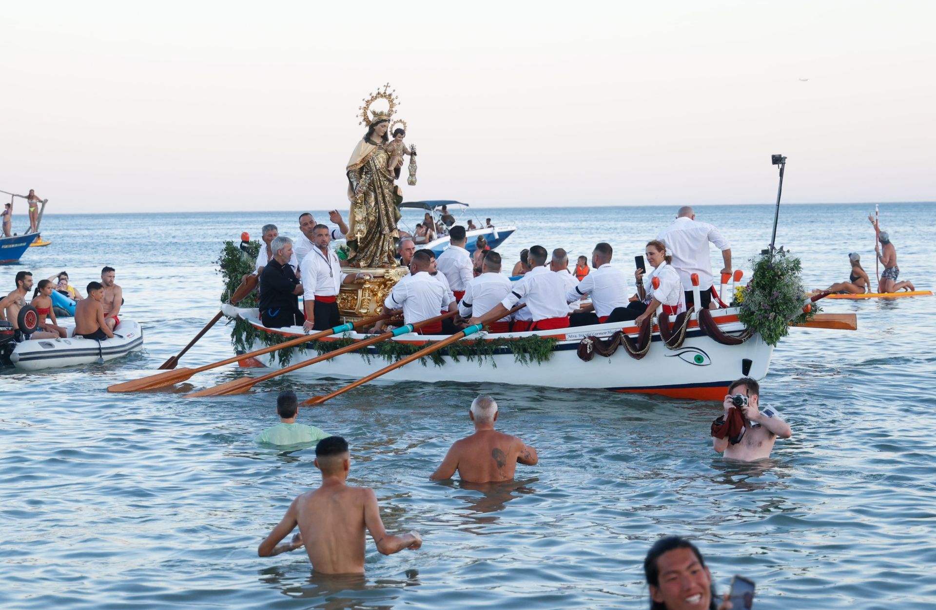 Procesión de la Virgen del Carmen de Huelin
