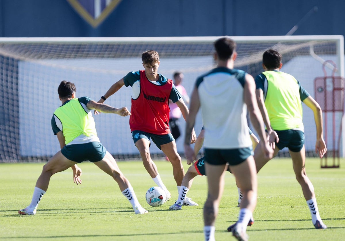 Niño, Lobete y Juanpe, en la sesión de este lunes.
