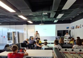 Participantes en los talleres digitales.