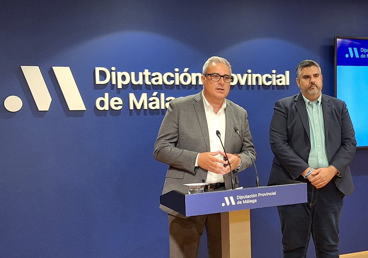 Antonio Navarro y Josele González, este martes.
