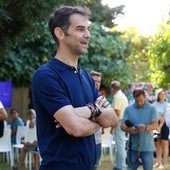 José Manuel Calderón, esta mañana.