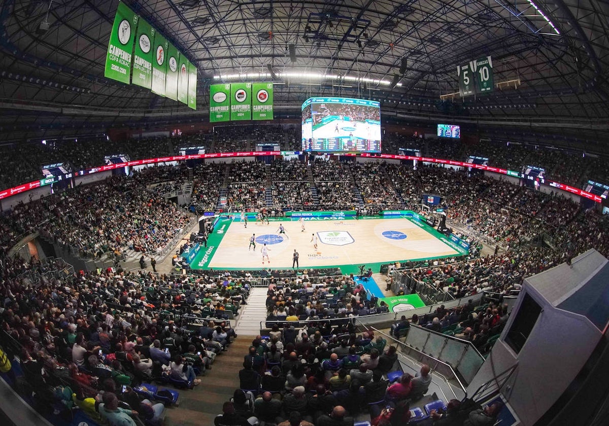 Imagen interior del Palacio de los Deportes.
