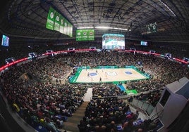 Imagen interior del Palacio de los Deportes.