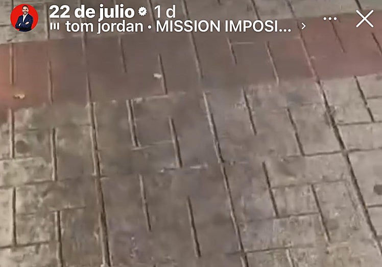 El reel del portavoz socialista, Dani Pérez, en Instagram.