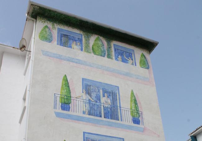 Uno de los murales de Estepona
