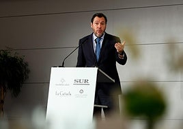 El ministro Óscar Puente, durante el Foro SUR.