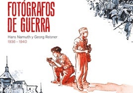 Portada de la novela gráfica con sus protagonistas, los fotógrafos Hans Namuth y Georg Reisner.