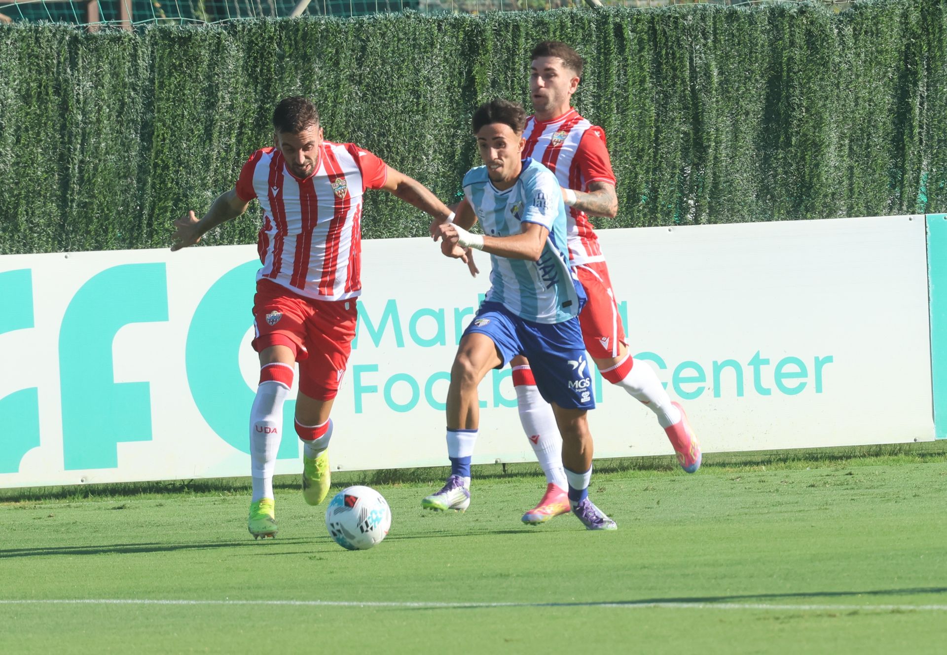 El amistoso Almería- Málaga, en imágenes