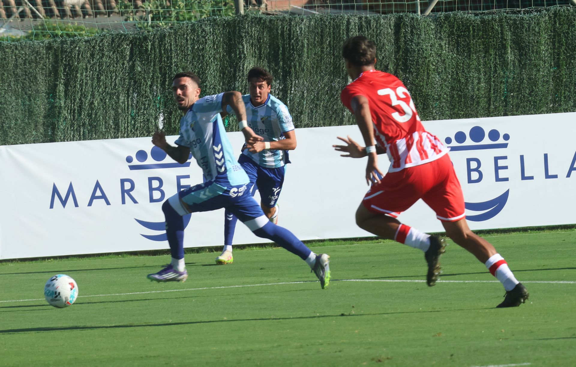 El amistoso Almería- Málaga, en imágenes