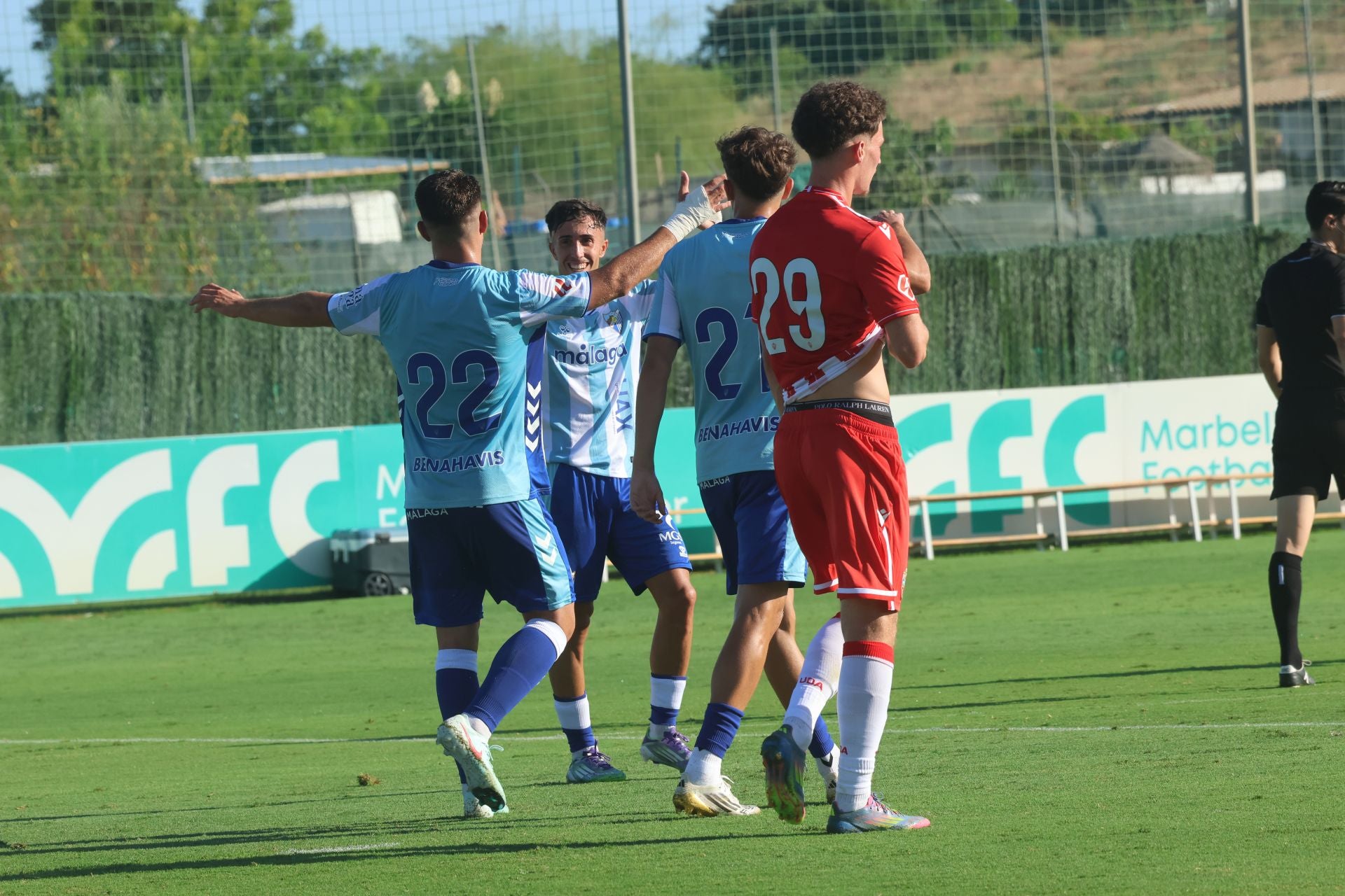 El amistoso Almería- Málaga, en imágenes