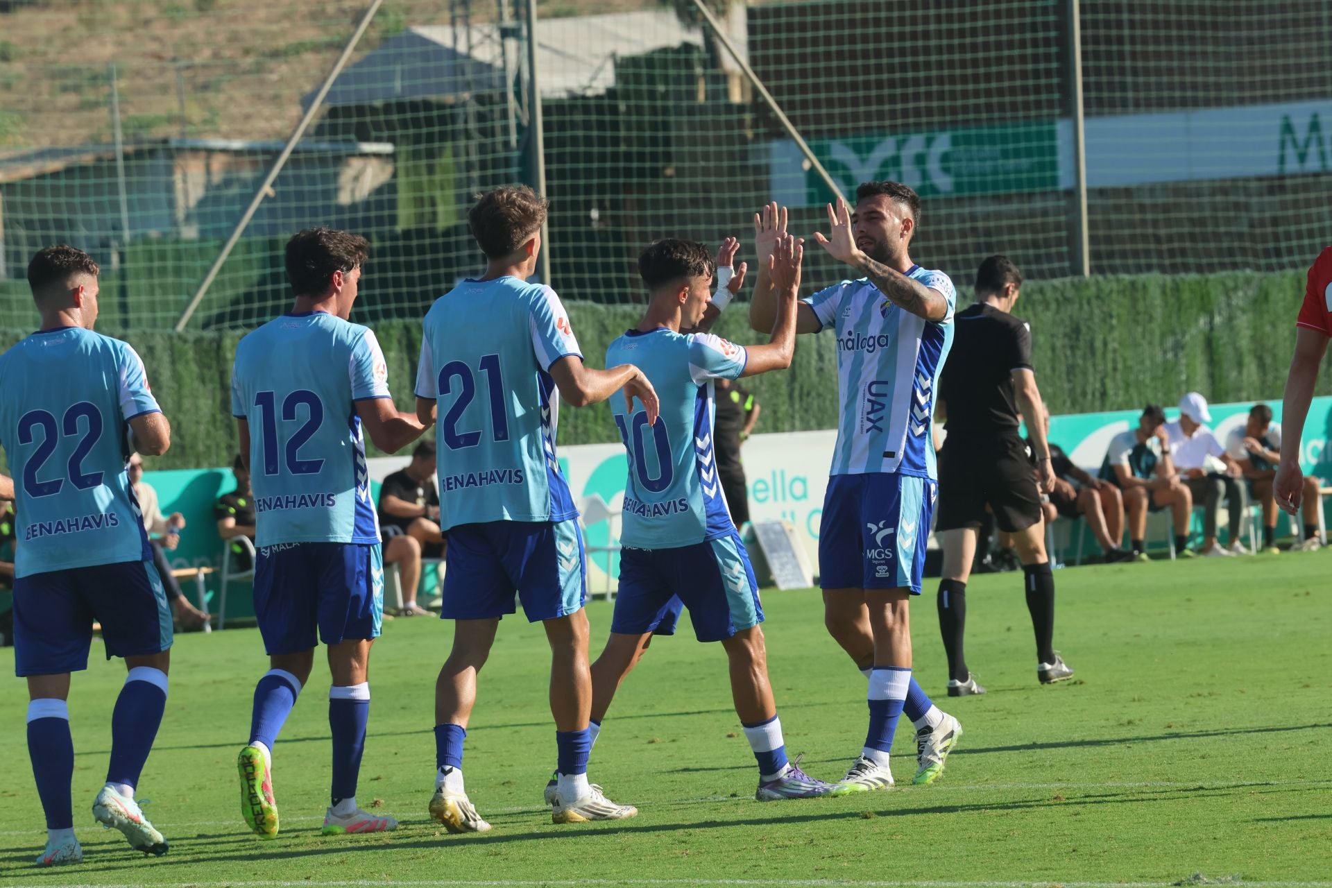 El amistoso Almería- Málaga, en imágenes