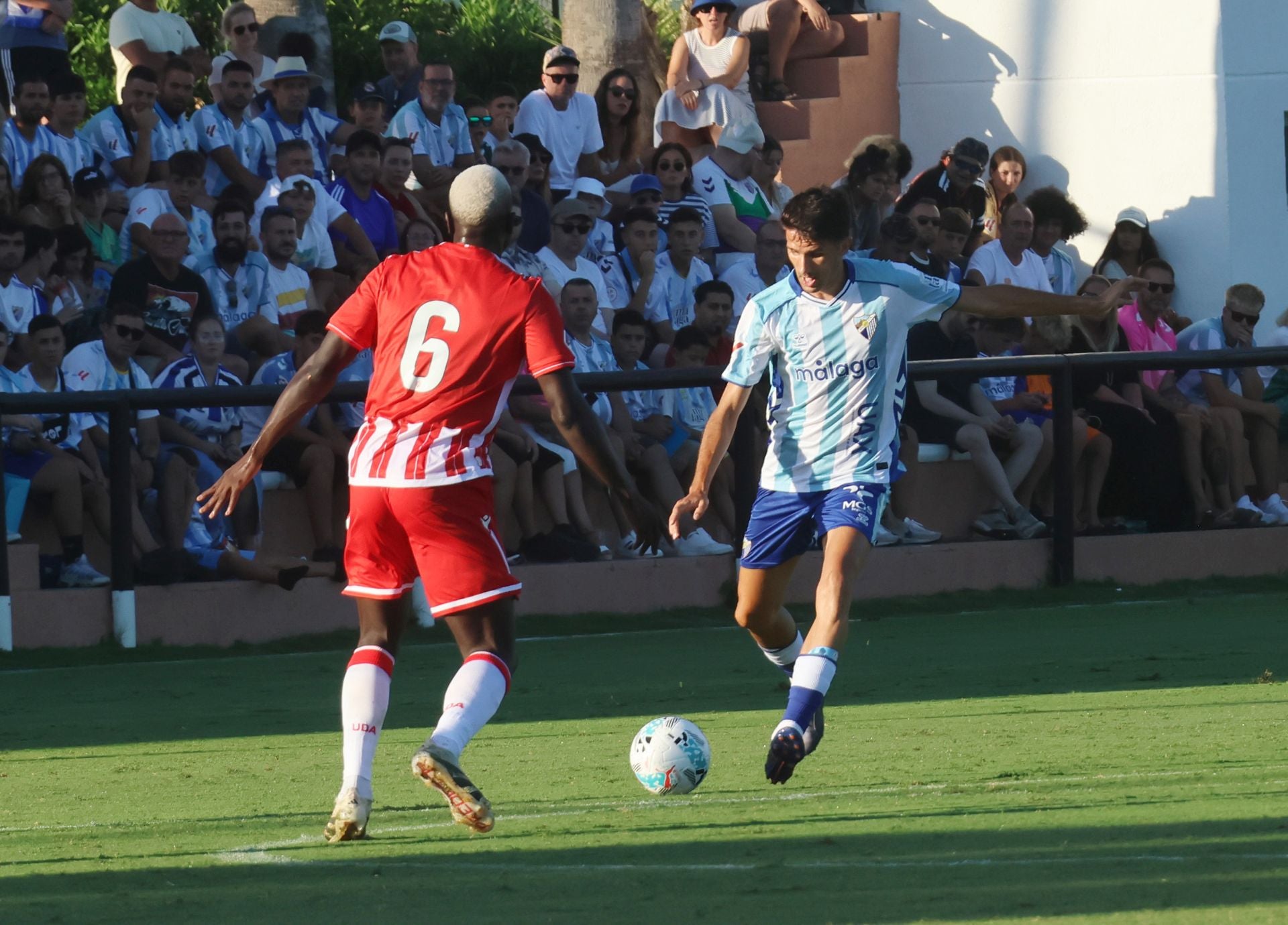 El amistoso Almería- Málaga, en imágenes