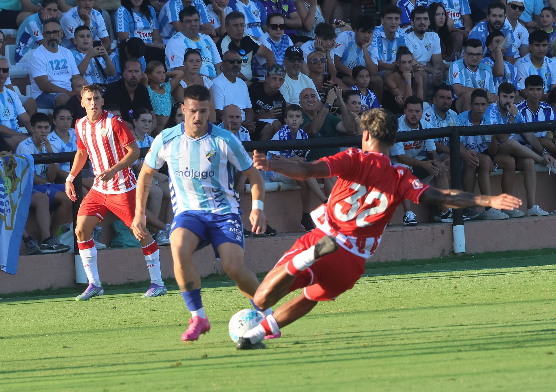 El amistoso Almería- Málaga, en imágenes