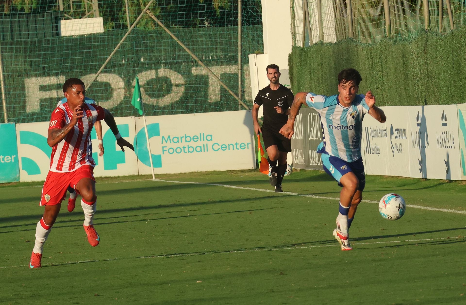 El amistoso Almería- Málaga, en imágenes