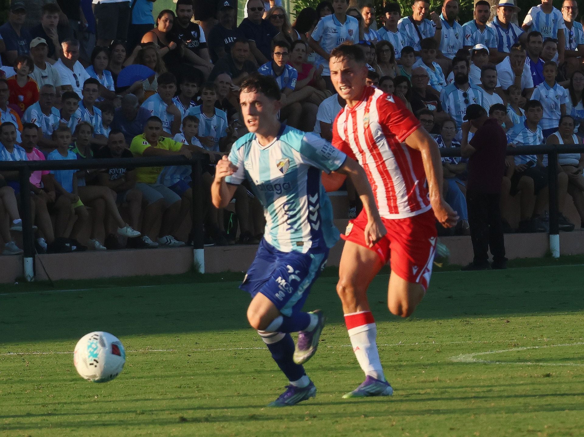 El amistoso Almería- Málaga, en imágenes