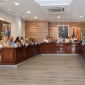 Imagen de la sesión plenaria celebrada este lunes en el Ayuntamiento de Torrox.