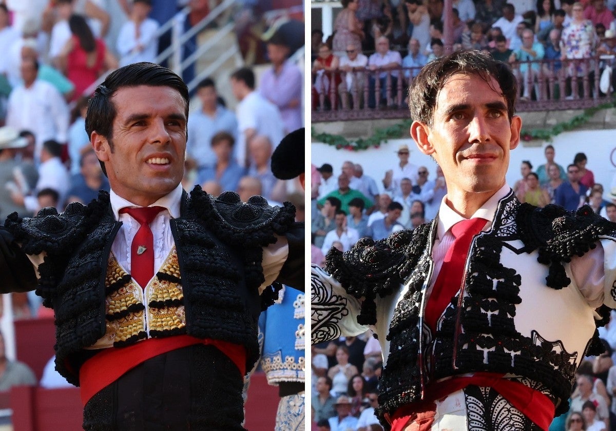 De Justo y Fortes, triunfadores de las dos últimas ferias taurinas de Málaga.