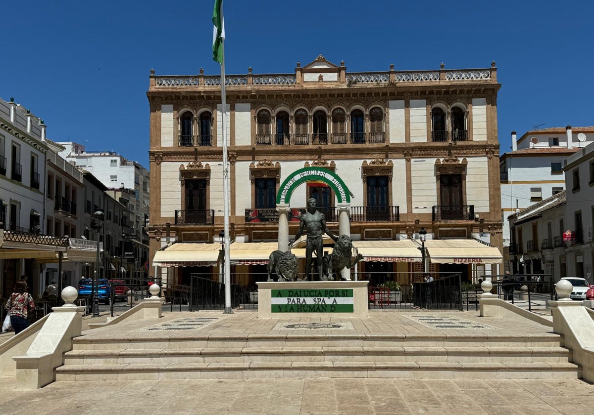 Fachada del Casino de Ronda en la actualidad.