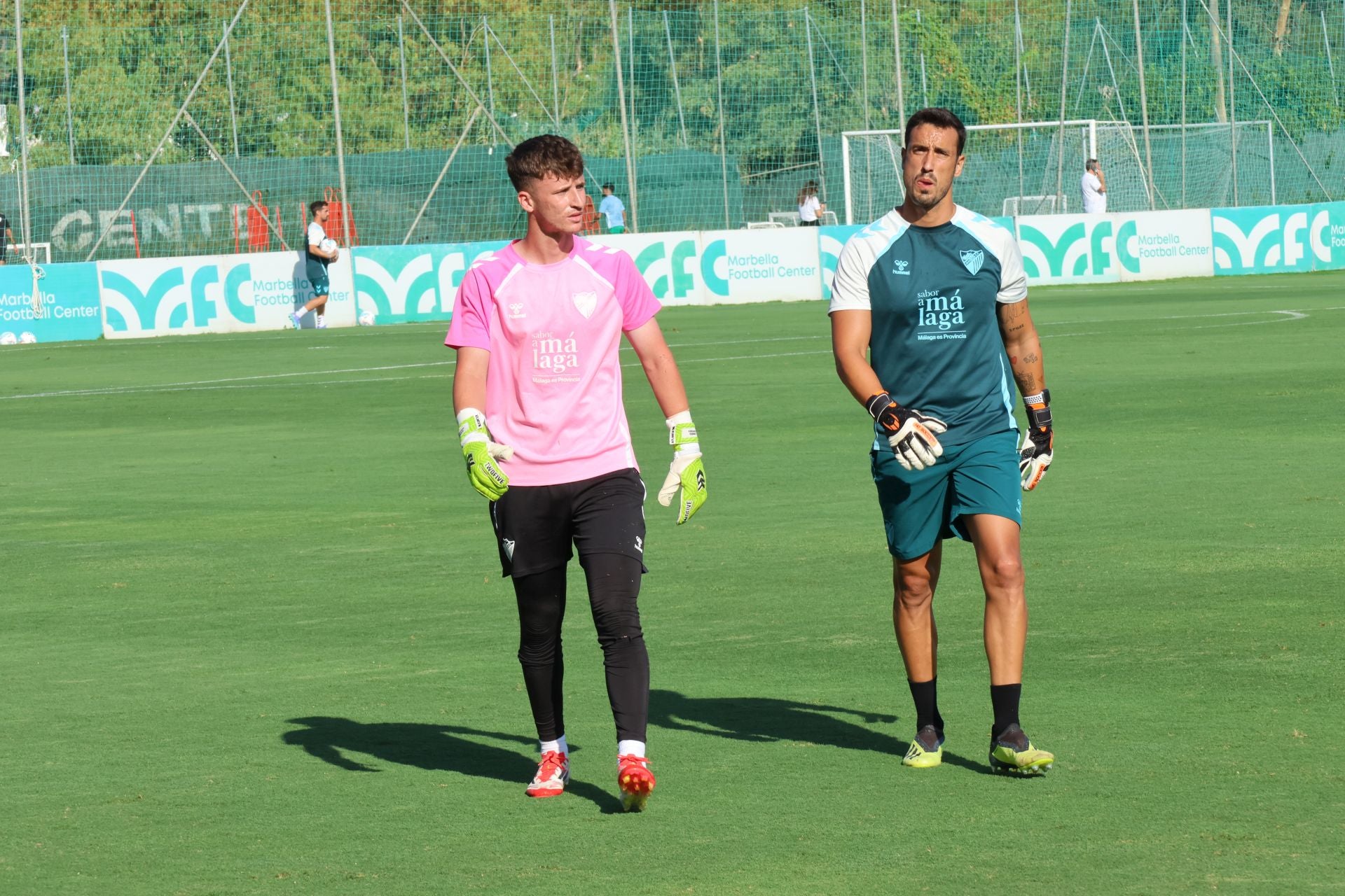 El partido entre Málaga y el Al-Wakrah en Marbella, en imágenes