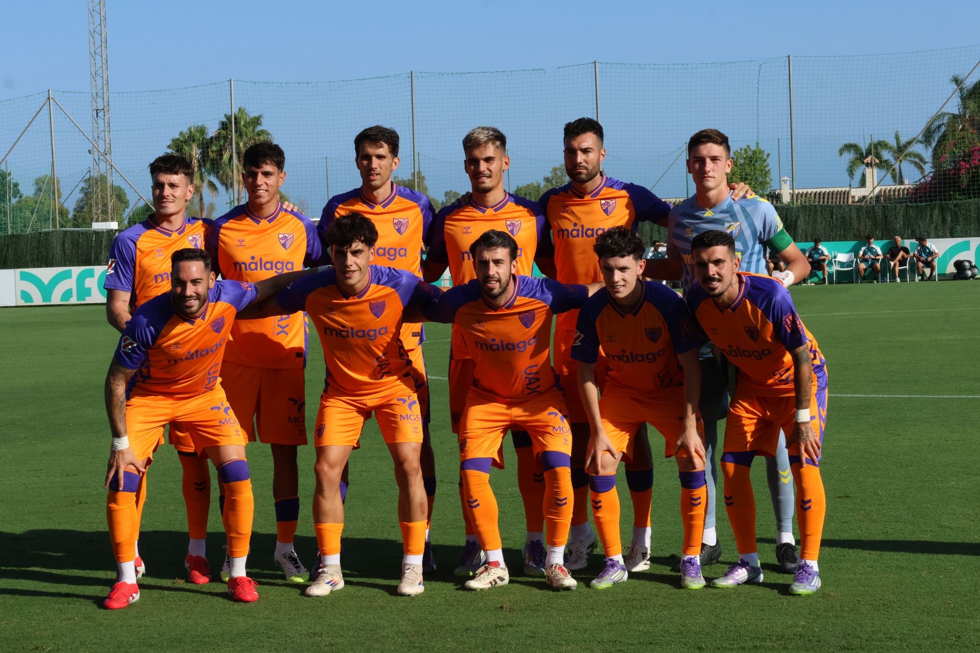 El partido entre Málaga y el Al-Wakrah en Marbella, en imágenes