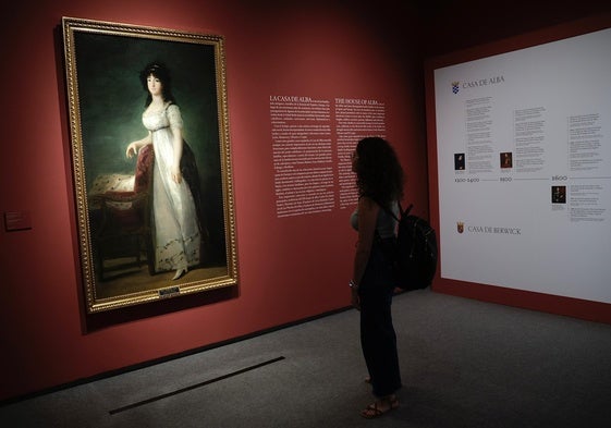 La marquesa de Lazán, retratada por Goya.