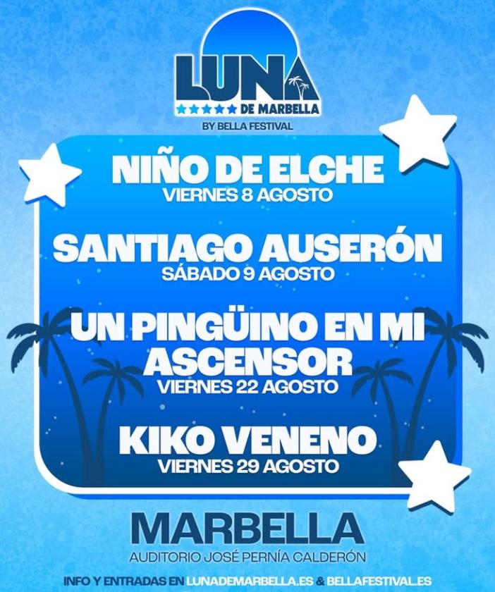 Luna de Marbella: un nuevo ciclo veraniego de conciertos que suma flamenco con pop y mestizaje