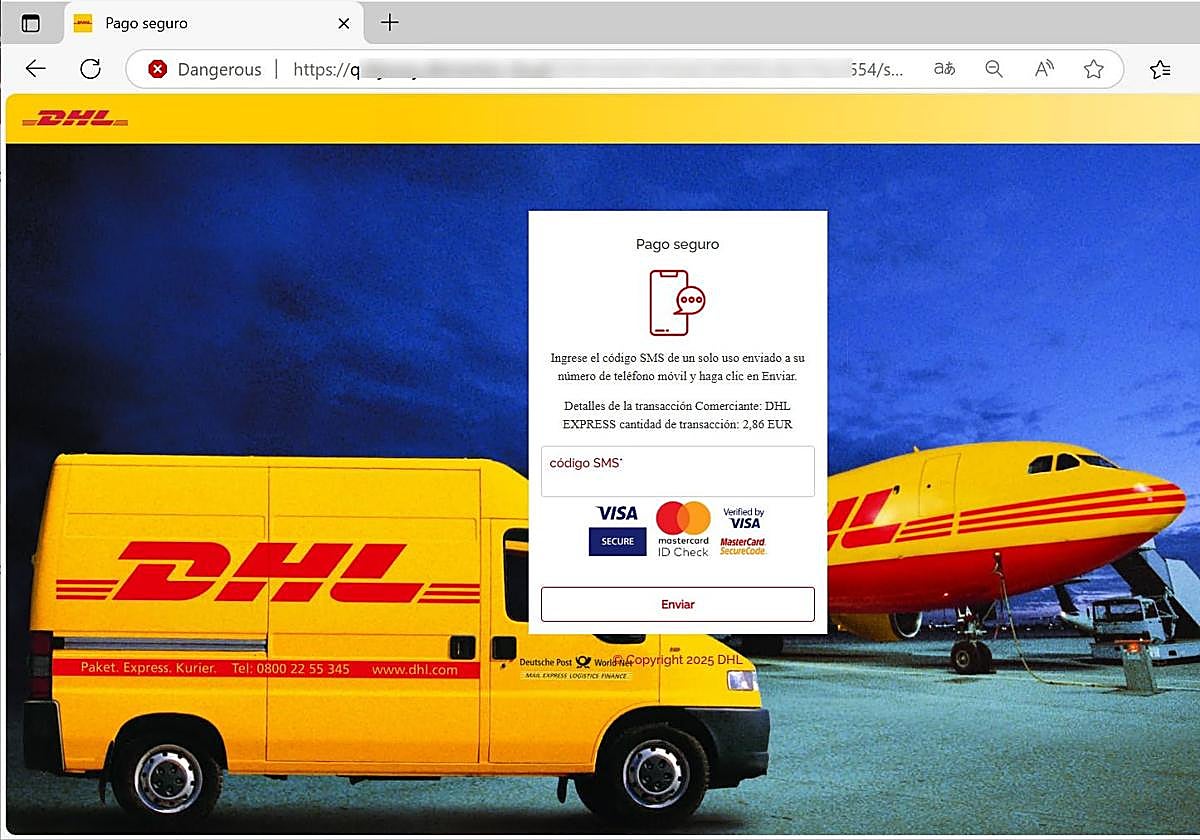 ¿Tienes un correo de un paquete devuelto a DHL? Cuidado, puede ser una trampa
