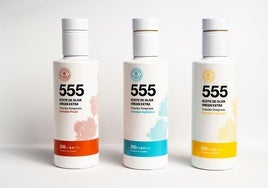 Las tres variedades de AOVE 555 se presentan ahora en botellas de 250 ml., con un packaging singular y sofisticado.