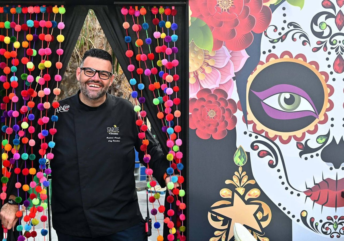 Richard Alcayde en Ánima, el restaurante de cocina mexicana de Starlite.