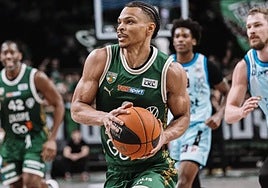 Wong, con la camiseta del Zalgiris.