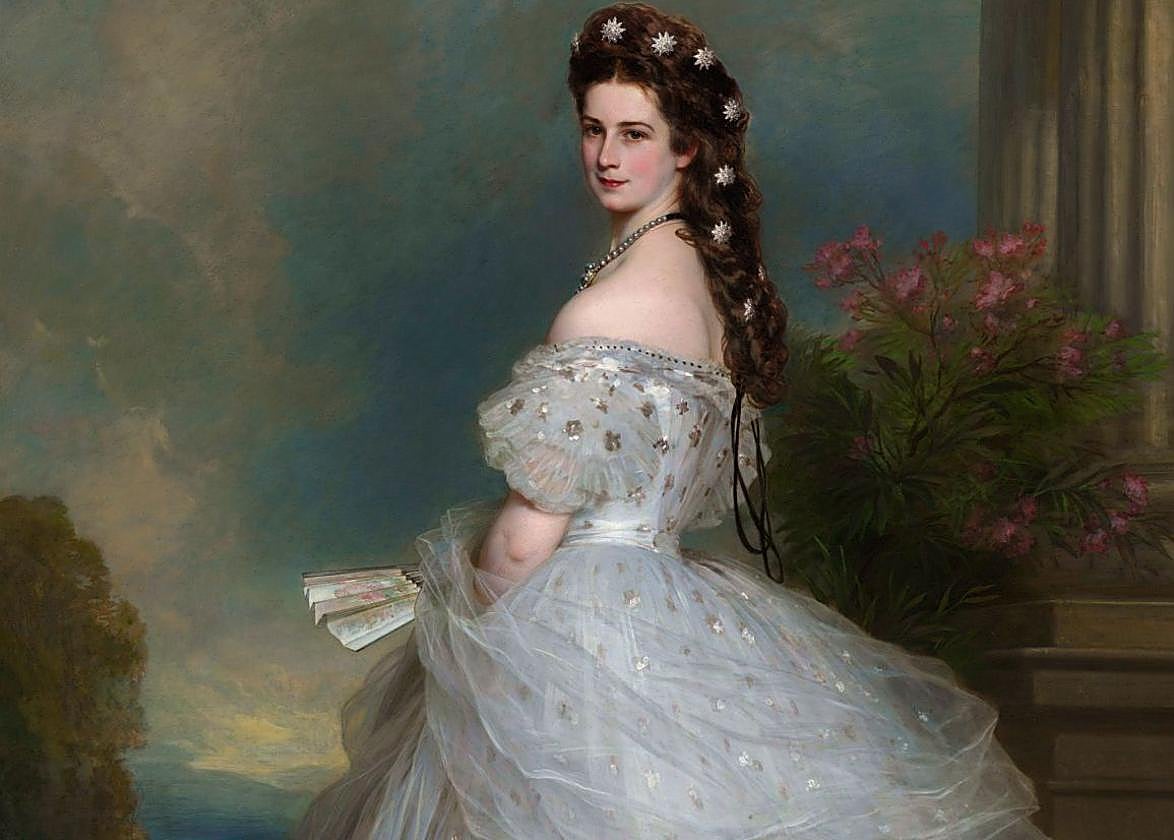 La emperatriz Sissi, por Franz Xaver Winterhalter. Wikipedia