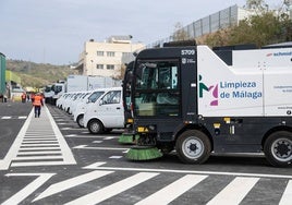 Instalaciones de Limasam con nuevos vehículos.