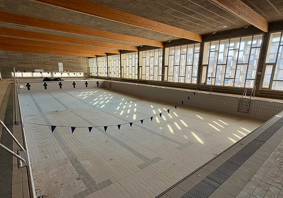 La piscina municipal cubierta de Campillos en la actualidad.