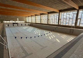 La piscina municipal cubierta de Campillos en la actualidad.