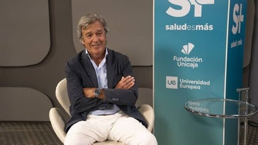 Enrique Aguado, durante la entrevista en SUR