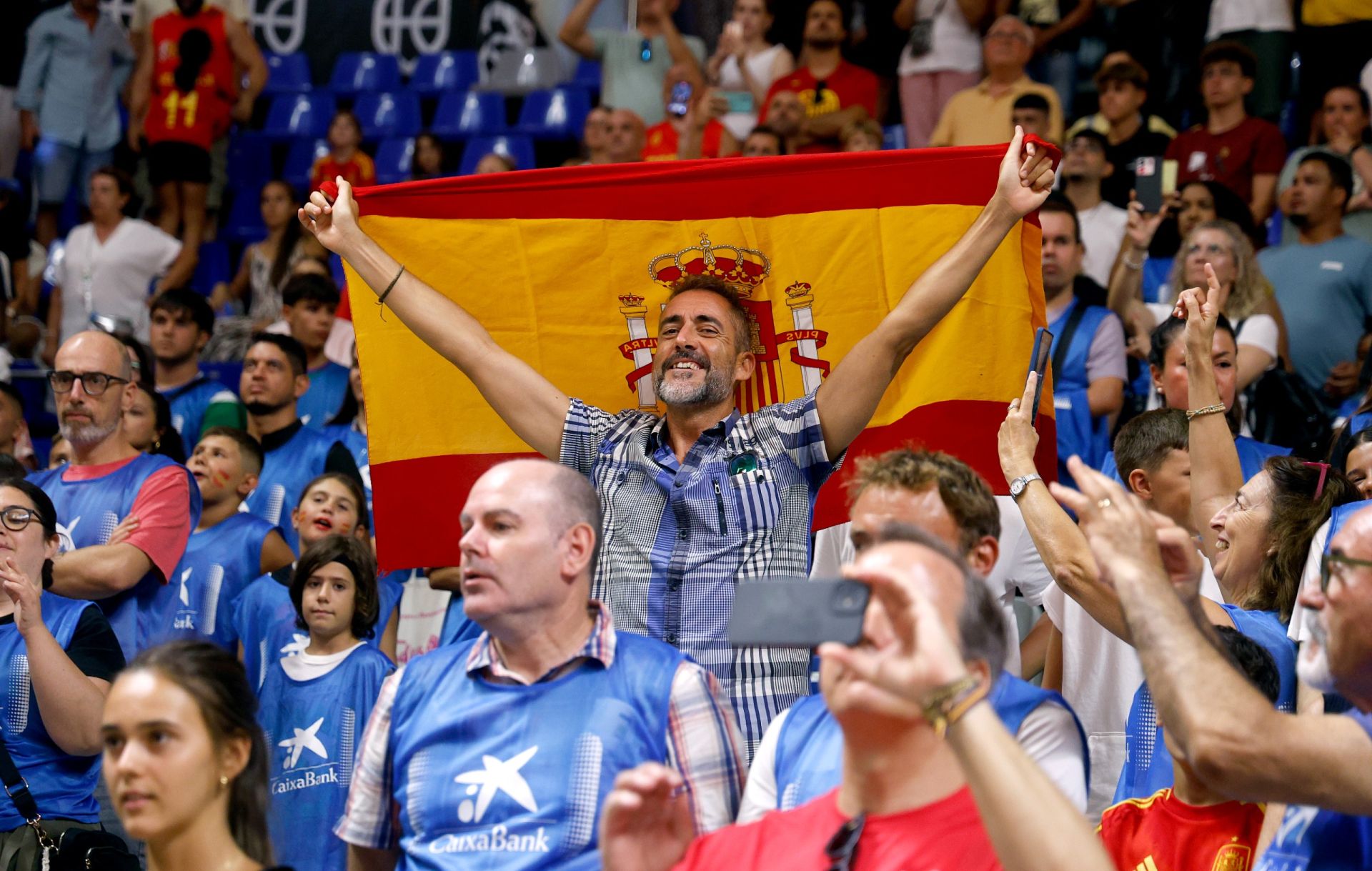 El España - Portugal en Málaga, en imágenes