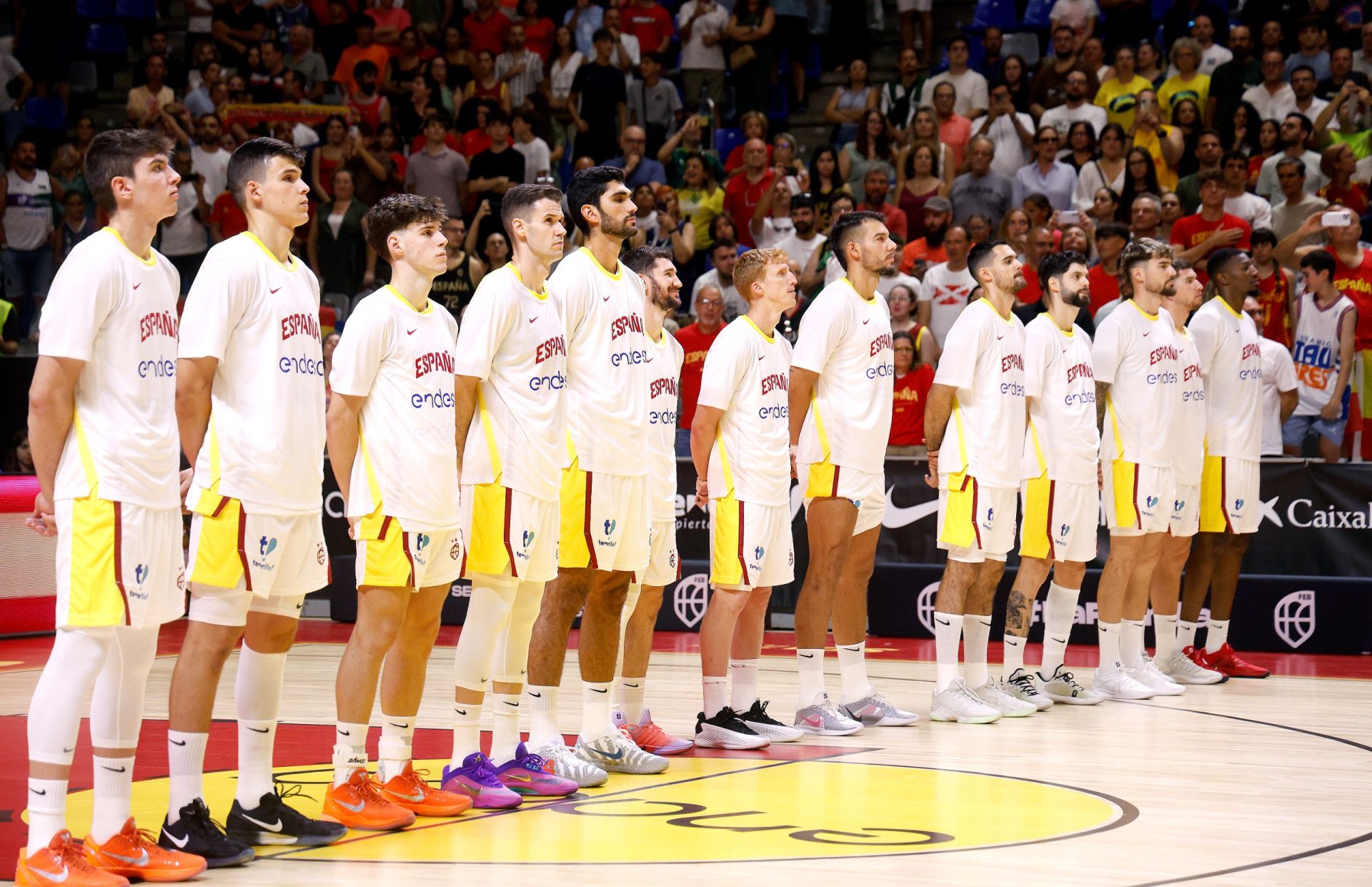 El España - Portugal en Málaga, en imágenes