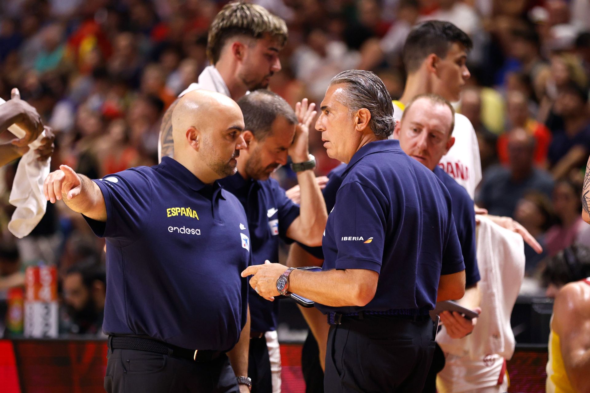 El España - Portugal en Málaga, en imágenes