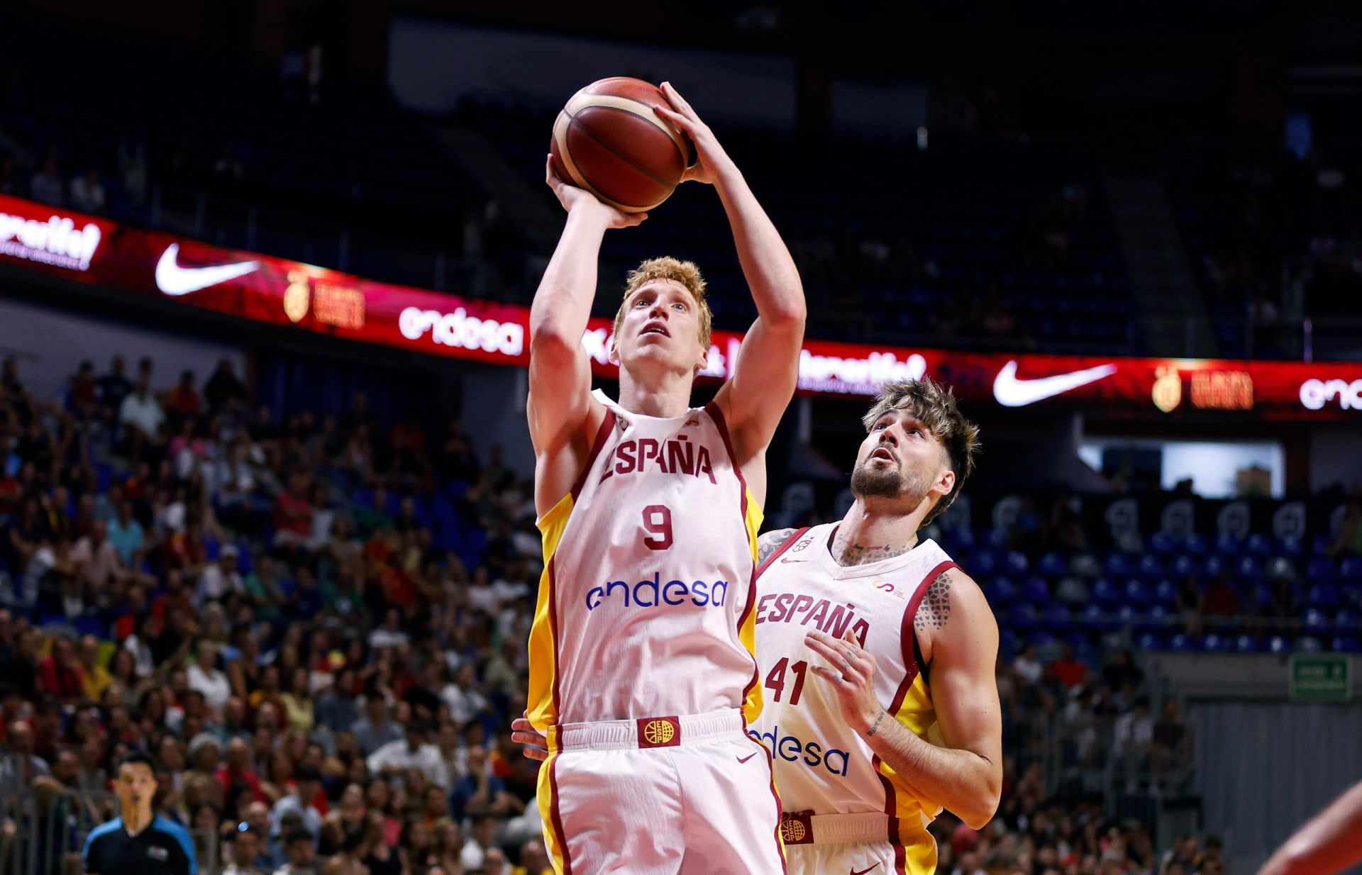 El España - Portugal en Málaga, en imágenes