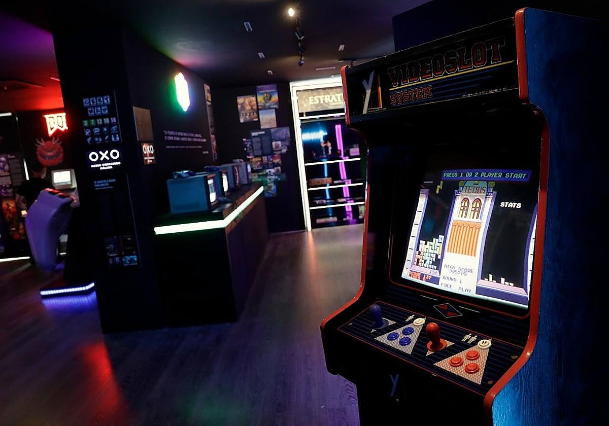 Interior del OXO Museo del Videojuego.