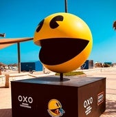 Un Pac-Man gigante en el paseo marítimo de Fuengirola