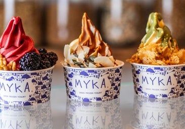 La heladería de yogur griego Myka abre su primer local en Málaga