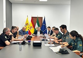Reunión de la mesa de seguridad.