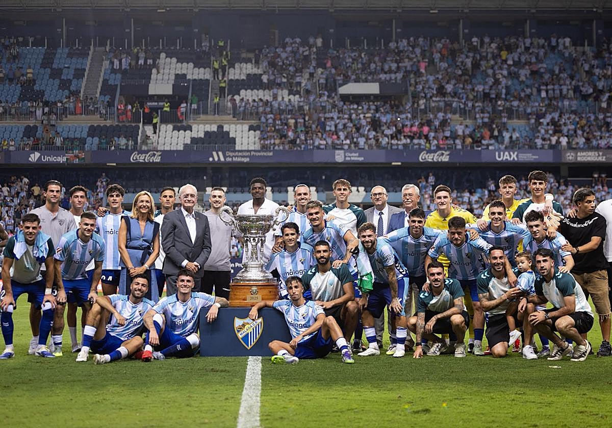 El Málaga- Betis del Trofeo Costa del Sol, en imágenes