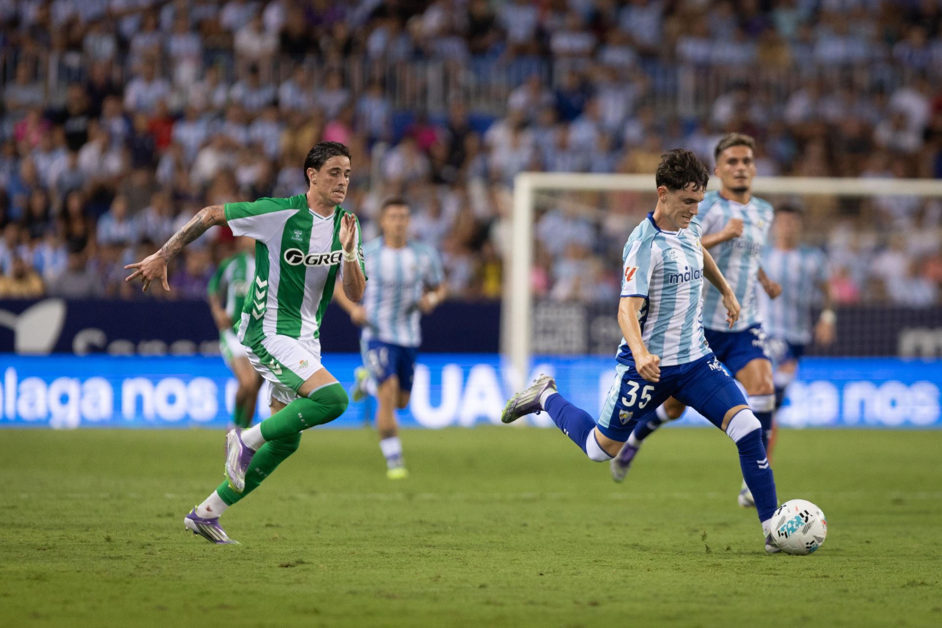 El Málaga- Betis del Trofeo Costa del Sol, en imágenes