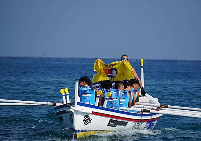 Una de las jábegas ganadoras.